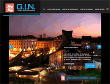 Tablet Screenshot of gin-immobilier.com